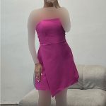 لباس مجلسی کوتاه دخترانه اورال کوتاه کد ۶۲۴۵