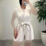 لباس مجلسی دخترانه اورال کوتاه کد ۶۲۱۴ - Image 12