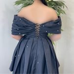 لباس مجلسی جلو کوتاه پشت بلند کد 2633 - Image 3