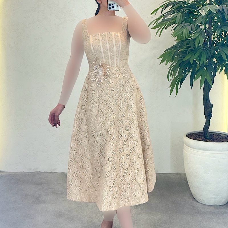 پیراهن میدی کد 5541