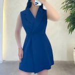 لباس مجلسی پرنسسی اورال کوتاه کد ۶۲۳۲