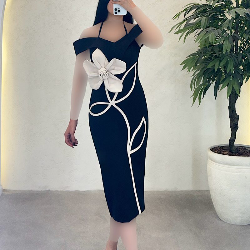 پیراهن میدی کد 5564