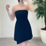 لباس مجلسی کوتاه دخترانه اورال کوتاه کد ۶۲۴۵ - Image 9