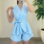 لباس مجلسی کوتاه اورال کوتاه کد ۶۱۸۴ - Image 15