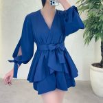 لباس مجلسی کوتاه عروسکی اورال کوتاه کد ۳۵۰۳ - Image 16