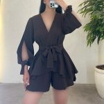 لباس مجلسی کوتاه عروسکی اورال کوتاه کد ۳۵۰۳ - Image 18