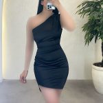 پیراهن ساتن کوتاه کد ۶۱۵۷ - Image 12